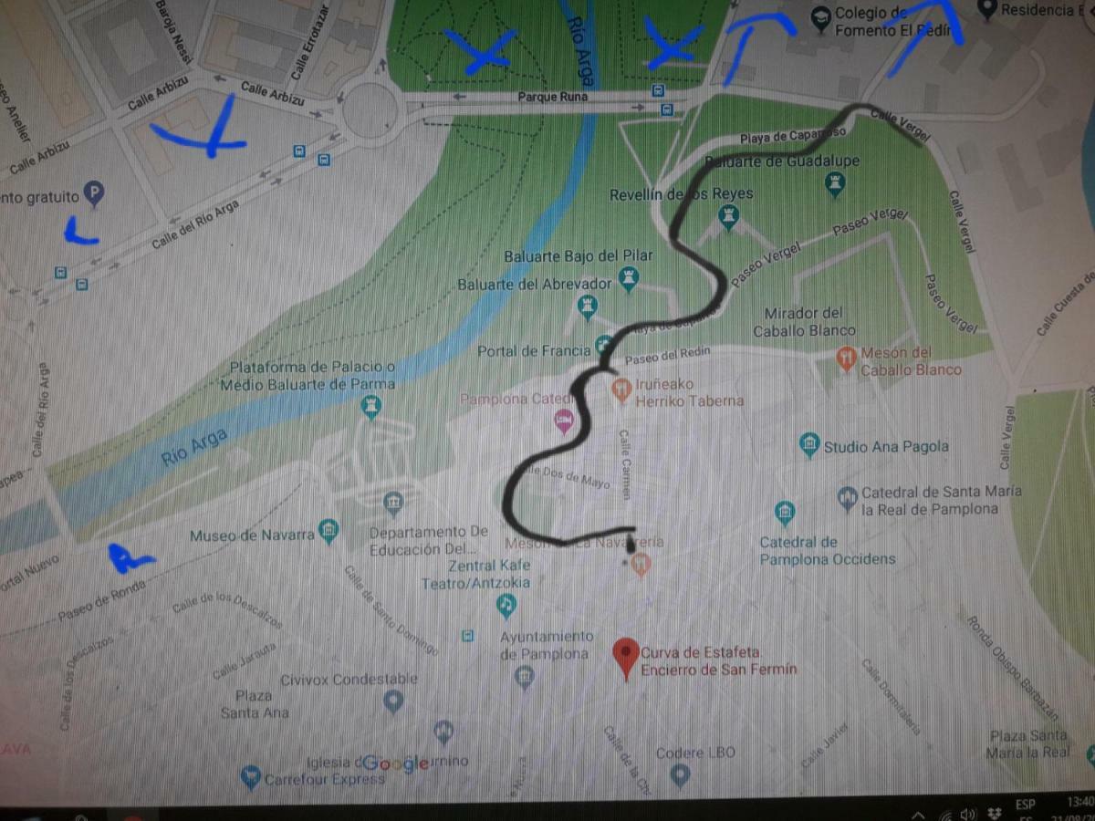 Trampantojo Apartamento En El Corazon De Pamplona Διαμέρισμα Εξωτερικό φωτογραφία